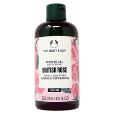 The Body Shop British Rose Shower Gel For All Skin Types 8.4 Ounces