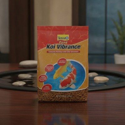 Vibrance Soft Sticks, Floating Pond Fish Food for Koi Fish and Ornament