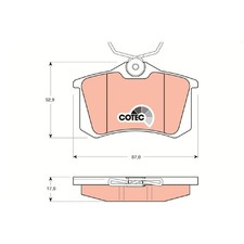 Satz Bremsbeläge Bremsklötze hinten für Seat Toledo 1 1L2 2 1M2 3 5P2 4 | 239