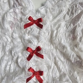 VTG New Frederick&rsquo;s Of Hollywood Two Piece Coquette Lacey Lingerie Set Small