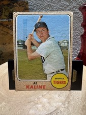 Topps 1968 Al Kaline Detroit Tigers MLB Baseball Base Set Card 240