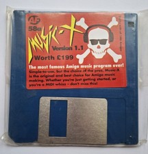 Amiga Format Cover Floppy Disk 58a Music X v1.1 Nuova e Sigillata per Commodore Amiga