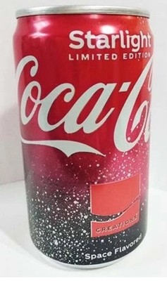 Coca-Cola ''Starlight'' 2022 NEW FULL USA Premium 7½oz 222ml Can Coke Space Candy