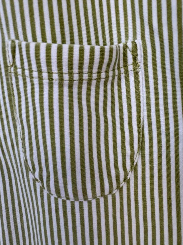 Vestido sin mangas a rayas verdes talla 2T de Tea Collection para niñas Foto 3 de 4