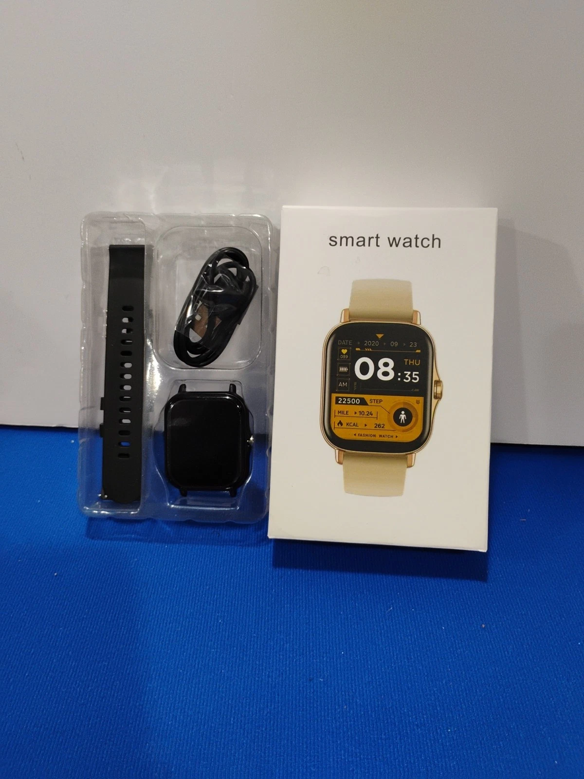 Smart Watch RoHS Multi Readings Black in Box Tested Works
