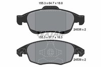 Textar Bremsbelagsatz, Scheibenbremse 2453801 FüR CitroËN DS Peugeot