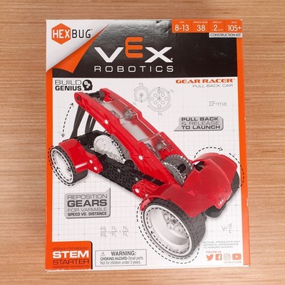 HexBug Vex Robotics Gear Racer Pull Back Car Toy Building Construction Set STEM