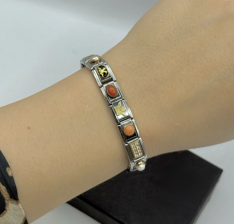 Nomination Armband – Edelstahl mit Edelsteinen, Perle,Opal,Edelsteine - Bild 4 von 4