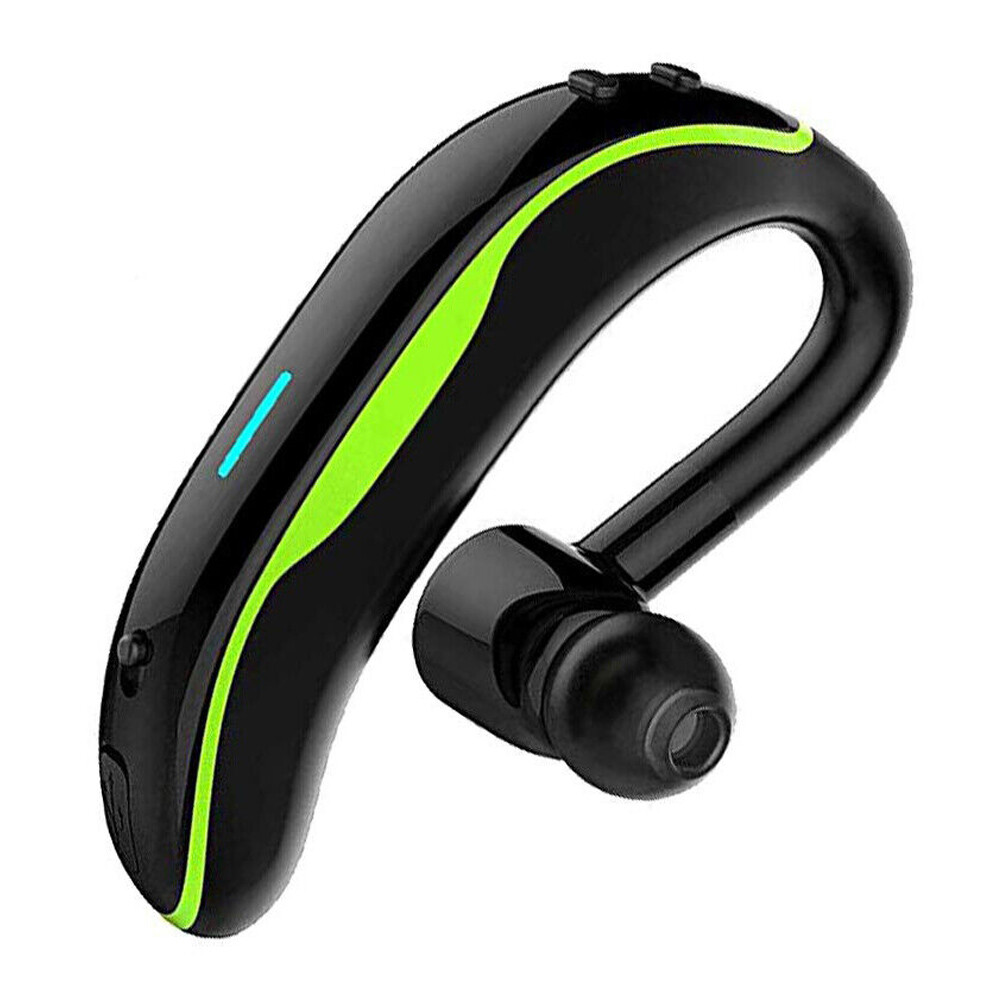Wireless Bluetooth Earpiece Headset Driving Trucker Earbuds Noise Cancelling