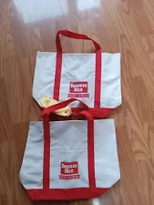 2 New Success Rice travel shopping beach book school knitting bags promotional