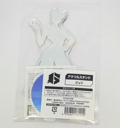 Street Fighter 6 Han Juri Acrylic Stand Figure JR Tokai Capcom Collabo Limited - Picture 2 of 3