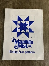 Mountain Mist Quilt Pattern RISING STAR Uncut