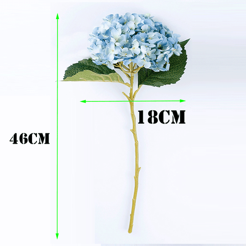 1x Artificial Hydrangea Flowers Bouquet for Wedding Home Party Table Room Decor - Picture 2 of 25