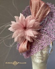 Lavender Del Mar Hat Kentucky Derby Fascinator Purple Dusty Pink Royal Ascot Hat