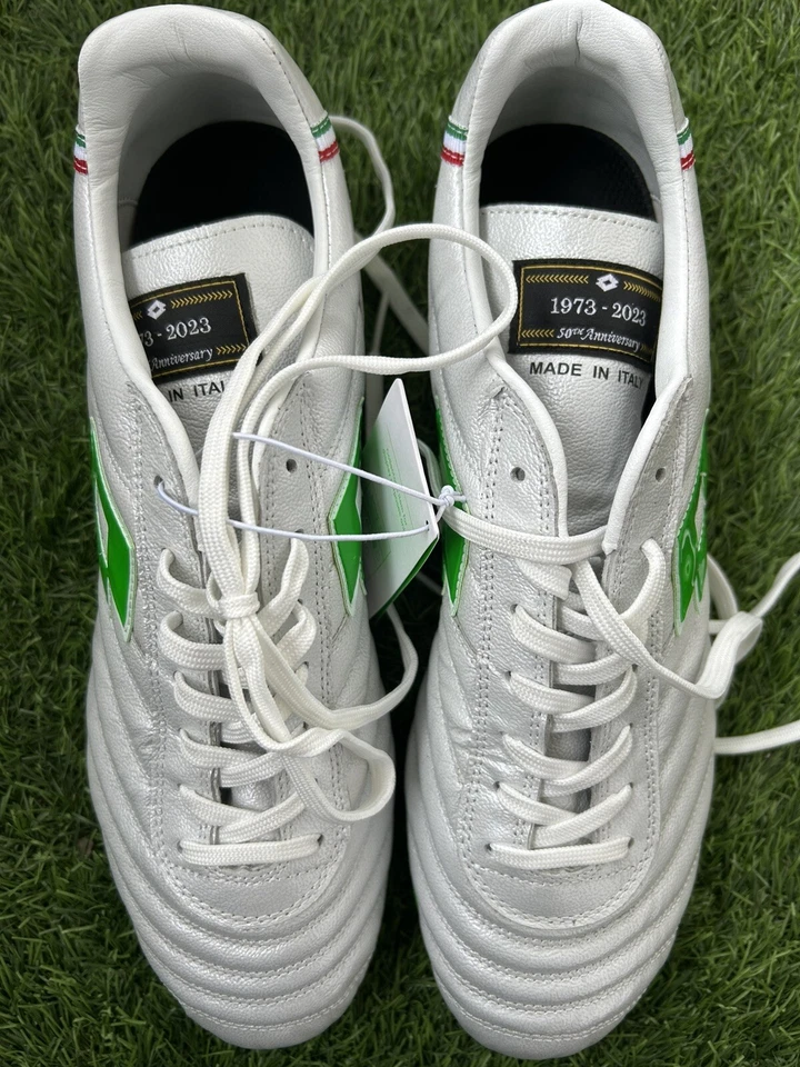 Lotto Stadio OG Icons 50 Years Anniversary Mens Leather Soccer Cleats Size 7 - Image 2 of 4