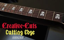 Storm Trooper WHITE Fretboard Marker Vinyl Inlay Sticker Decal for BASS & GUITAR