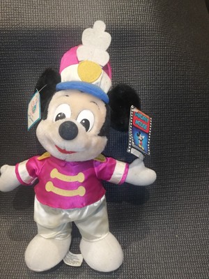 Vintage 1991 Walt Disney World Mickey Mouse Stofftier Plüschtier Marching Band 14 Zoll