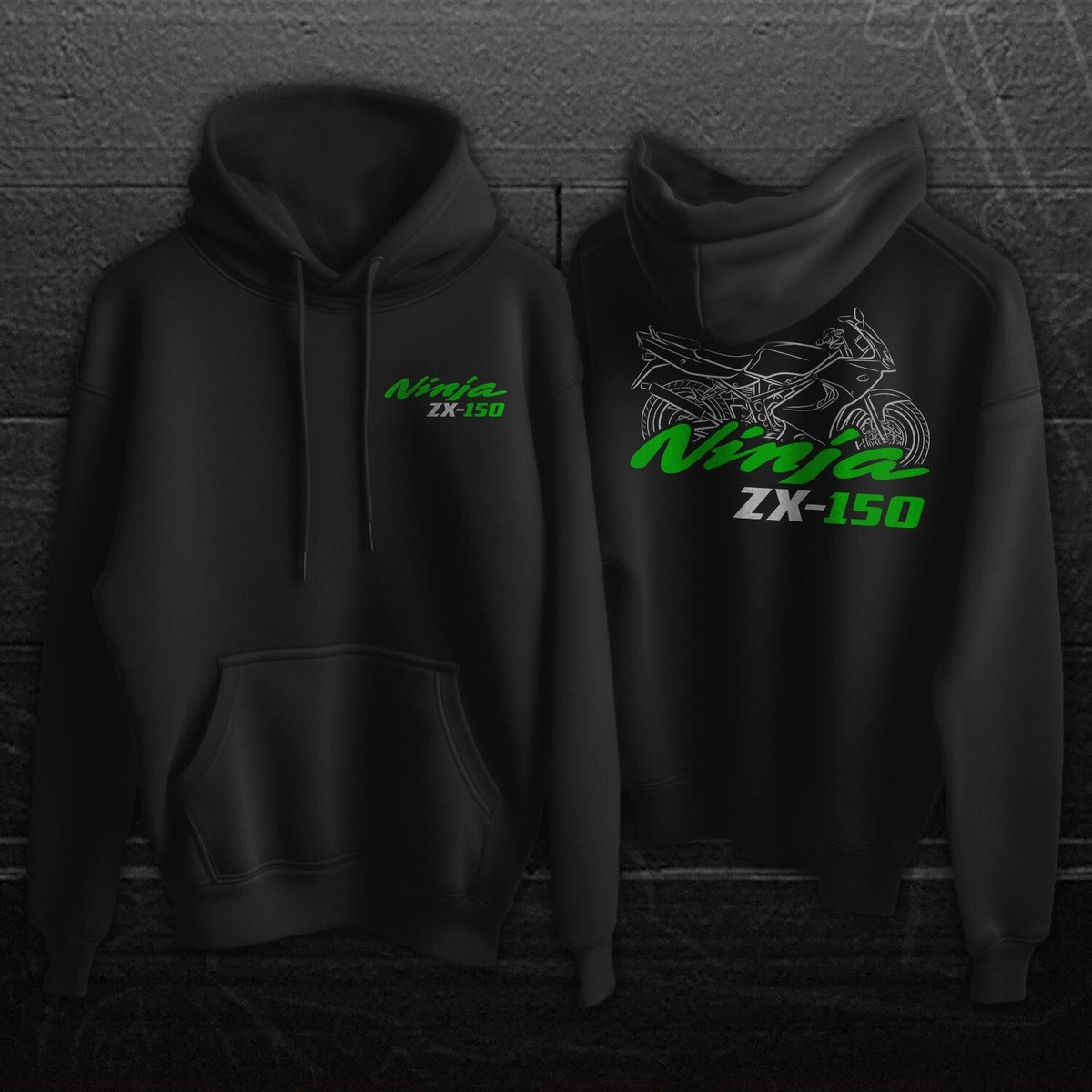 Kawasaki Ninja ZX-150RR (KRR ZX-150) 200 - Motorcycle Hoodie
