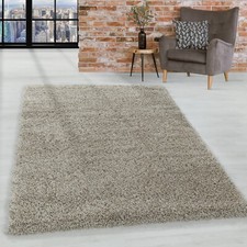 Hochflor Shaggy Teppich Wohnzimmerteppich Schlafzimmer Flor Super Soft Einfarbig