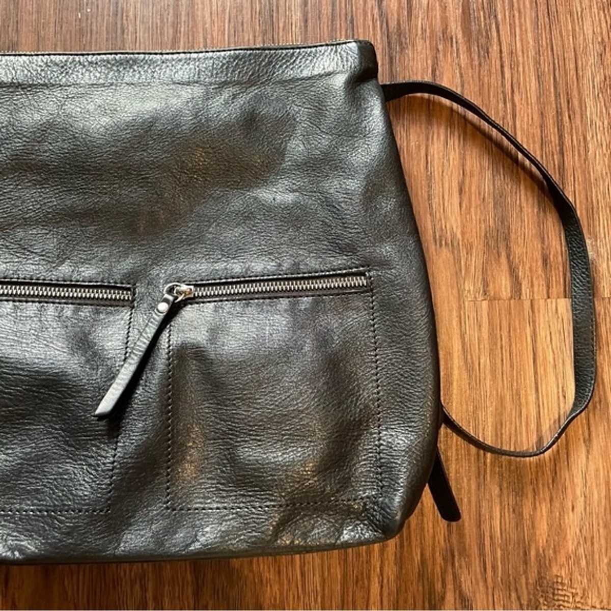 Neiman Marcus Black Italian Leather Backpack Neiman Marcus Black Italian Leather Backpack | eBay main image 3