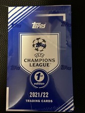 2021-2022 Topps UEFA Champions League 1st Edition Hobby Box - NEW