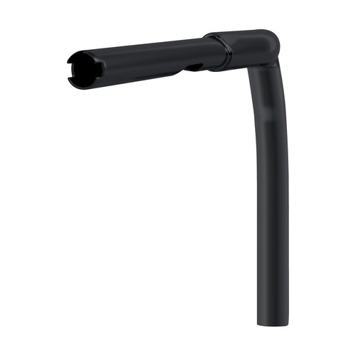 12" Rise 1-1/4"T-Bar Handlebars Bar Fits For Harley Softail Chopper Custom Black - Picture 6 of 6