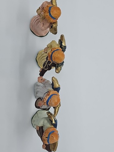 VINTAGE CHRISTMAS ANGEL FIGURES ITALY Playing Musical Instruments IMPERFECT - Picture 11 of 14