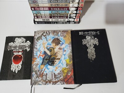 Death Note Manga Complete Set Volumes 1-13 Plus 3 Novels English