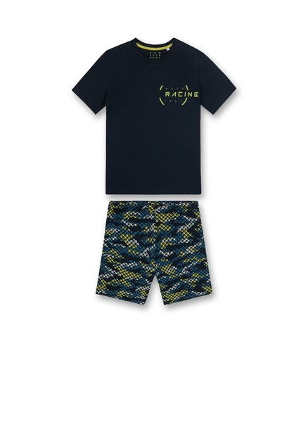 Jungen Shorty / Kurzer Schlafanzug Racing Camouflaage V. Sanetta Gr.188-image