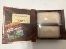 Punch Studio Triple Milled Luxury Jasmine Soap In Keepsake Box 2 Bars New