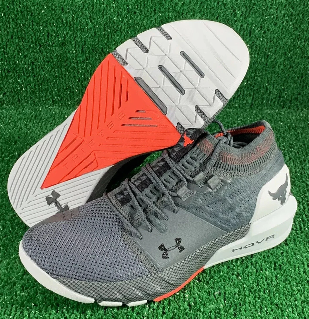 rit ziek Miljard Under Armour Project Rock 2 UA HOVR Training Shoes Gray Men&#039;s Sz 7.5  3022024-102 | eBay