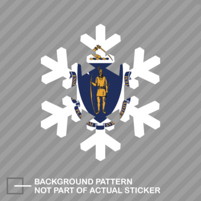 Autocollant Téléphone Montana Snowflake - Flocon De Neige, 1.25" X 1.44" (Neuf)