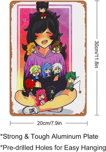 Metal Sign - Aphmau Cute Girl Poster 12x8 IN - Picture 3 of 8