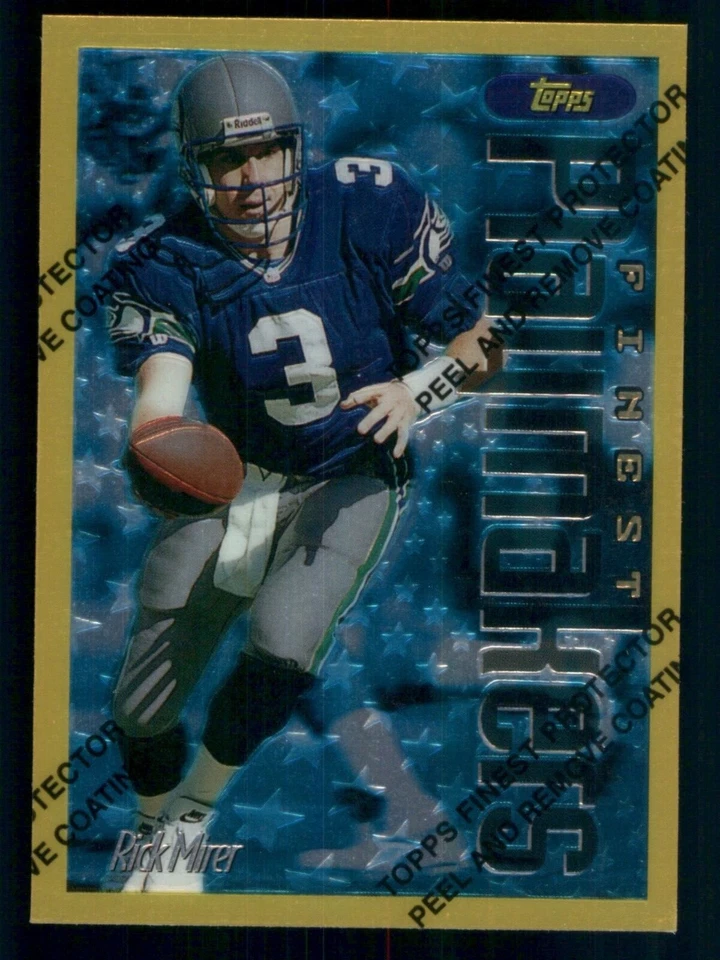 1996 TOPPS FINEST FOOTBALL 1-348 / SEE DROP DOWN MENU FOR CARD U WILL RECEIVE - Image 2 of 4