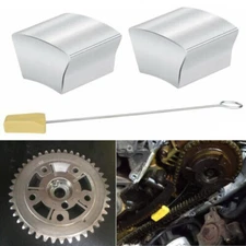 2X Cam Phaser Lock Out Kit + Timing Chain Locking Wedge Tool For Ford 5.4L 4.6L