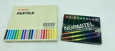 Lightly Used Prismacolor Pastels (set of 12) and Koss Square Pastels (set of 24)