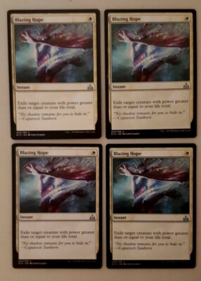 [4x] Blazing Hope Rivals of Ixalan, MTG Magic The Gathering NM Playset