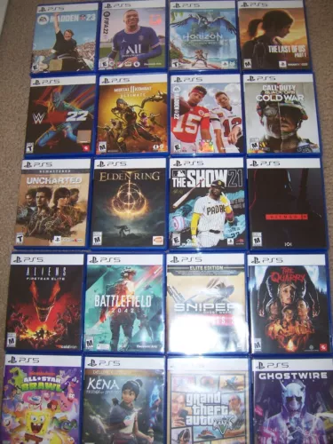Authentic Sony Replacement Case Box for PlayStation 5 Games PS5 Original Artwork