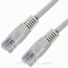 10ft - CAT6A Ethernet Network LAN Router Patch Cable Cord Wire 550 MHz RJ45 Gray