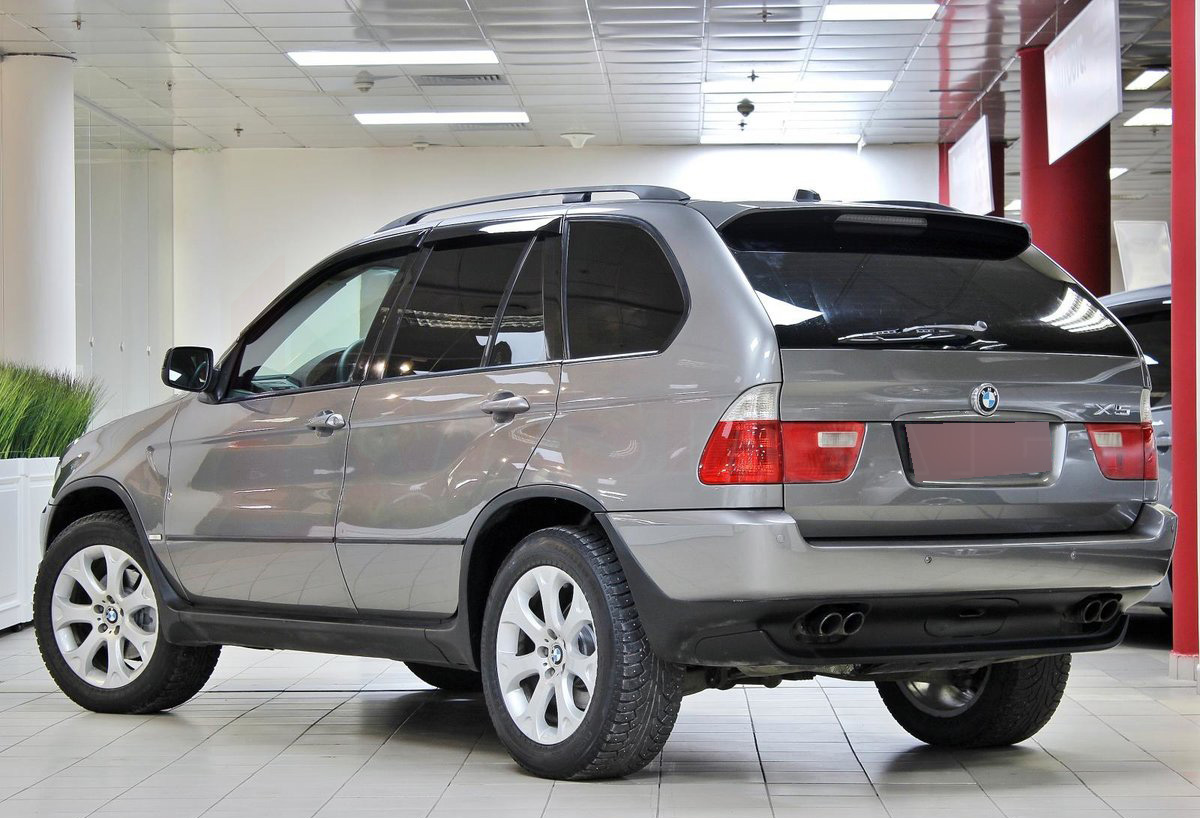 HEKO Tinted wind deflectors front set 2 pieces BMW X5 E53 5 doors SUV