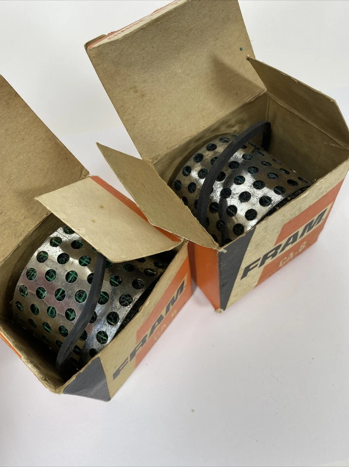 Filtro de aire del cárter FRAM CA-6 1952-59 Ford Lincoln Mercury nuevo de stock con junta Foto 4 de 4