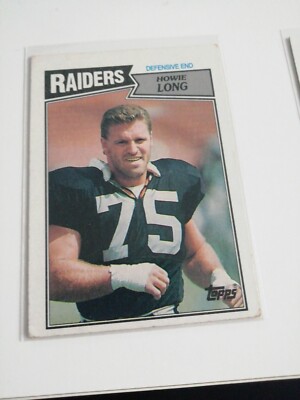 Howie Long Los Angeles Raiders Pick your Card NFL Trading Card