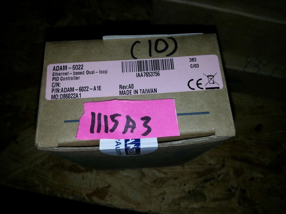 NIB ADVANTECH  ADAM-6022-A1E  12 CHANNEL ISOLATED UNIVERSAL I/O MODULE EACH