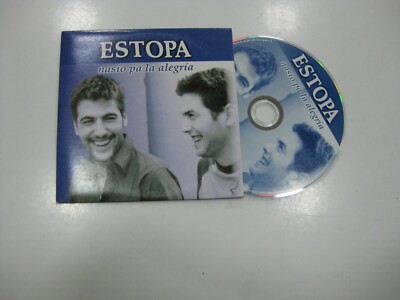 Estopa Cd Single Spanish Nasio Pa La Alegria 2001 Promo