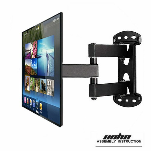 LCD LED TV WALL MOUNT BRACKET SWIVEL TILT FOR Element HISENSE TOSHIBA VIZIO US - Picture 3 of 12