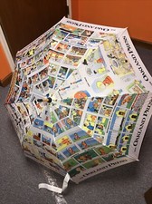 NEW Oakland Press Comic Strip Color Newspaper Umbrella Hot Off The Press Full Sz