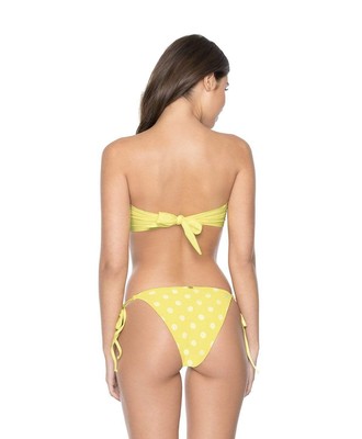 bandeau bikini yellow