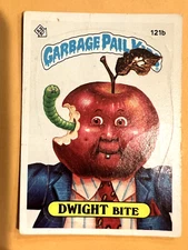 1986 Topps Garbage Pail Kids Original Series 3 OS3 #121b Dwight Bite
