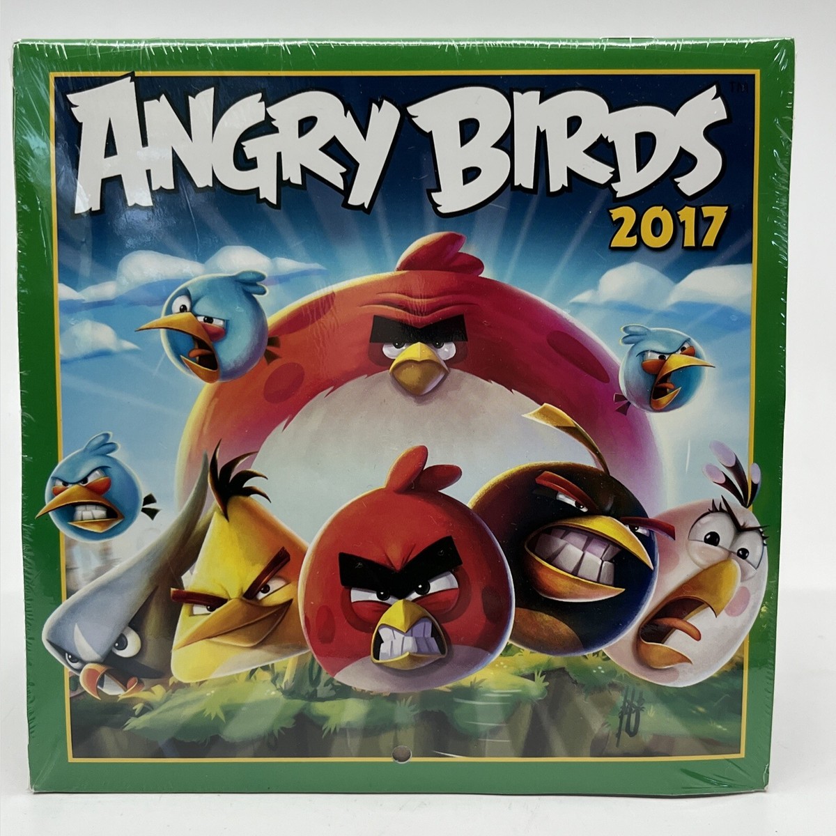New & Sealed 2017 Angry Birds by Rovio Small 7” Square 12