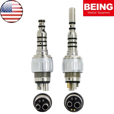 US BEING Dental MULTIflex Coupler LED 4/6 Holes fit Kavo High Speed Handpiece